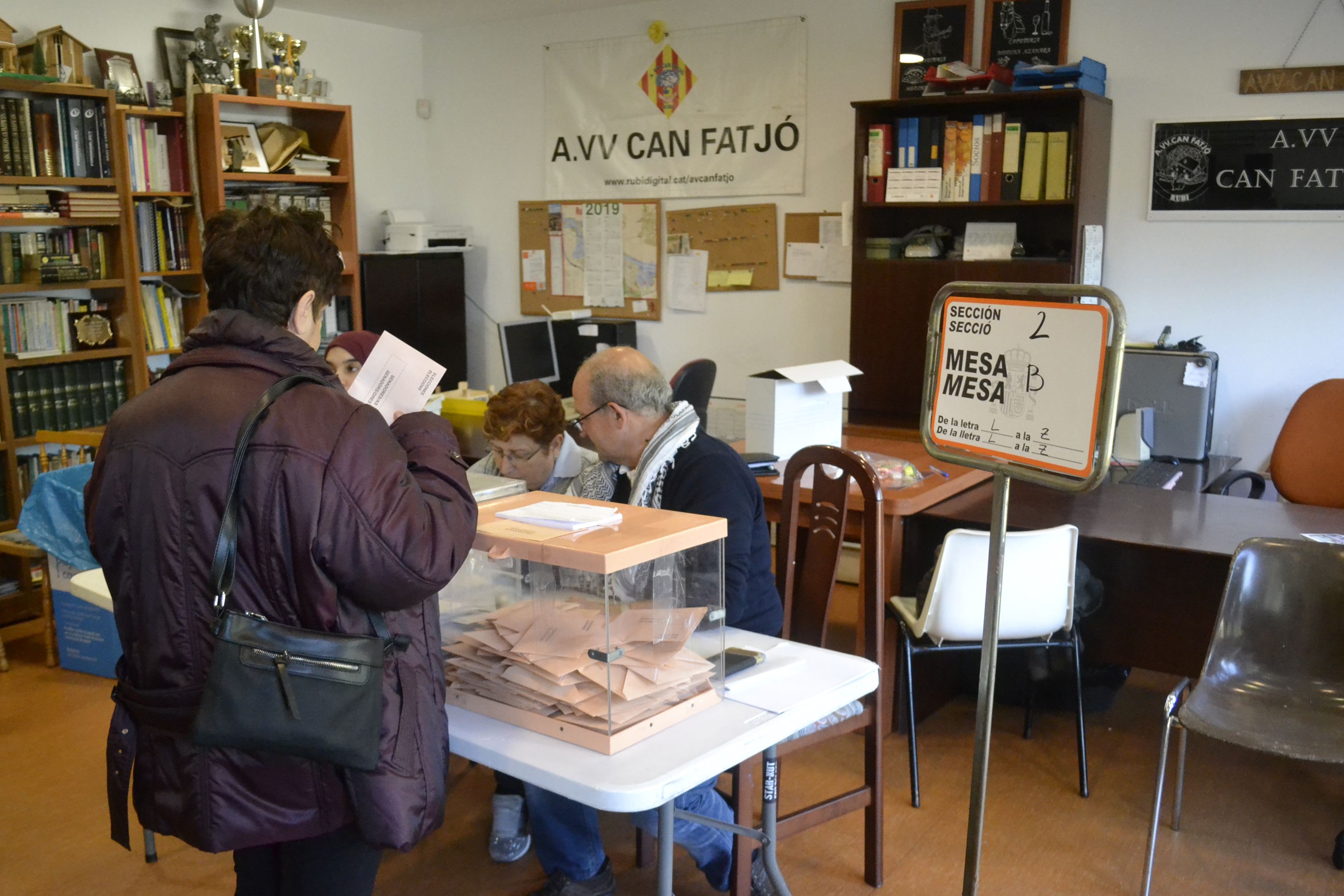 Eleccions generals Rubí 10-N. FOTO: Marcel Marsal