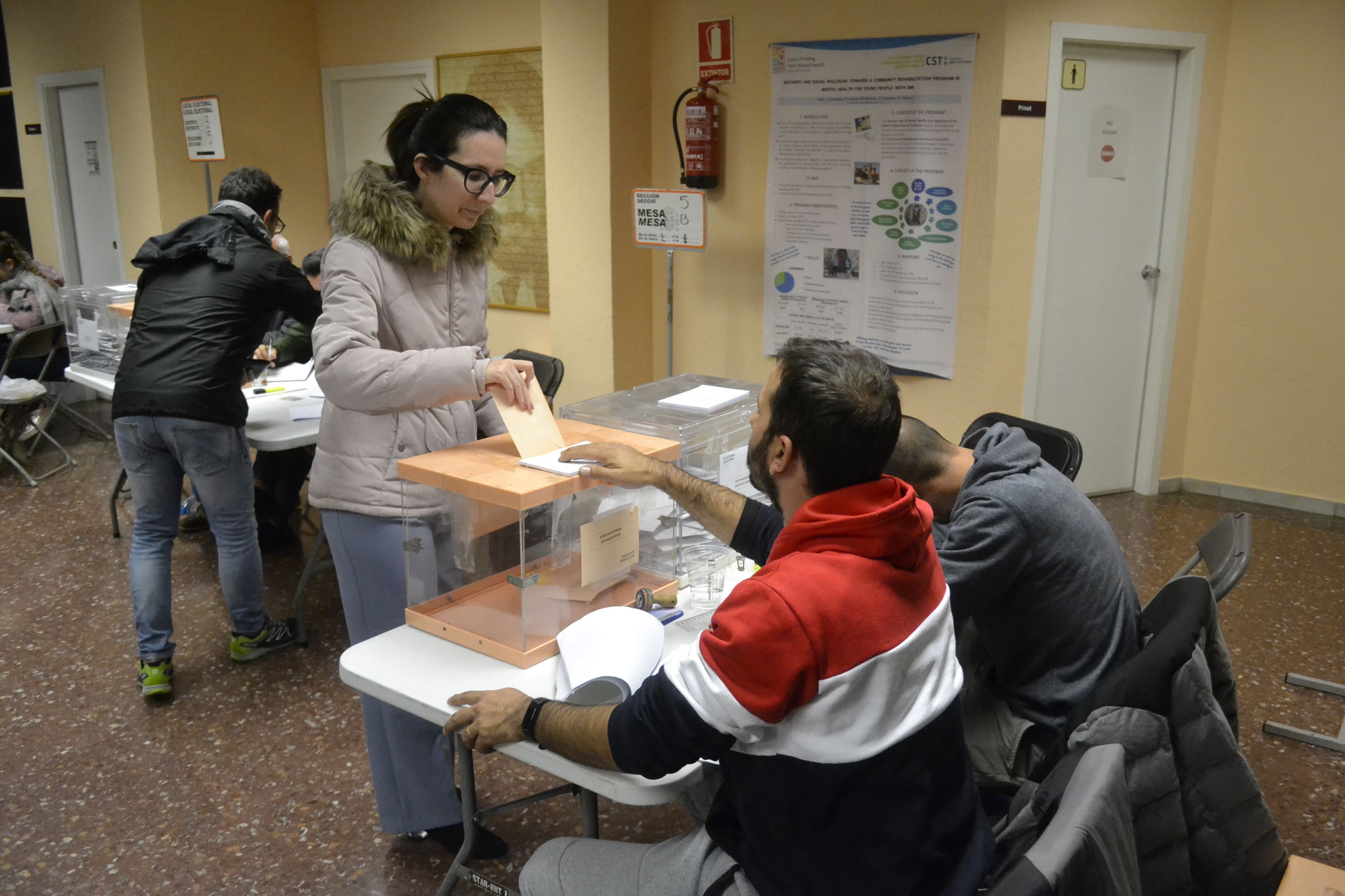  Eleccions generals Rubí 10-N. FOTO: Marcel Marsal