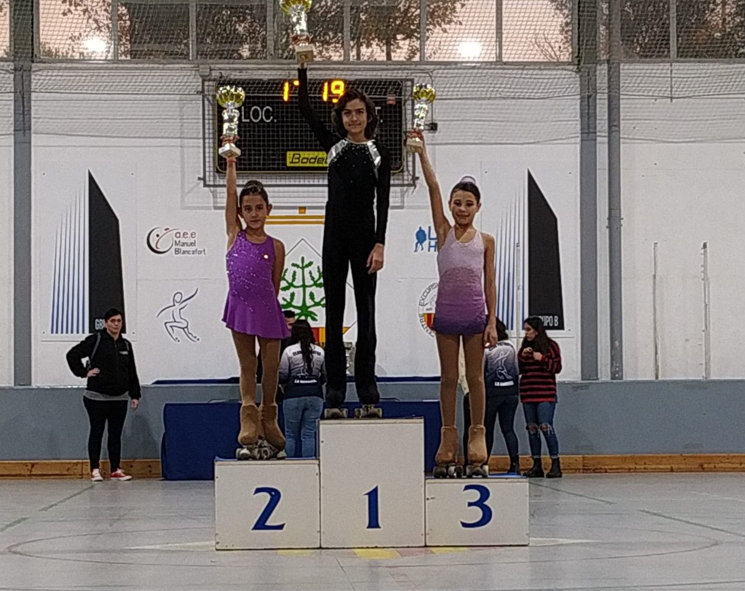Dídac Garcia ha aconseguit el primer lloc de la classificació en el torneig de patinatge artístic de La Garriga. FOTO: Cedida