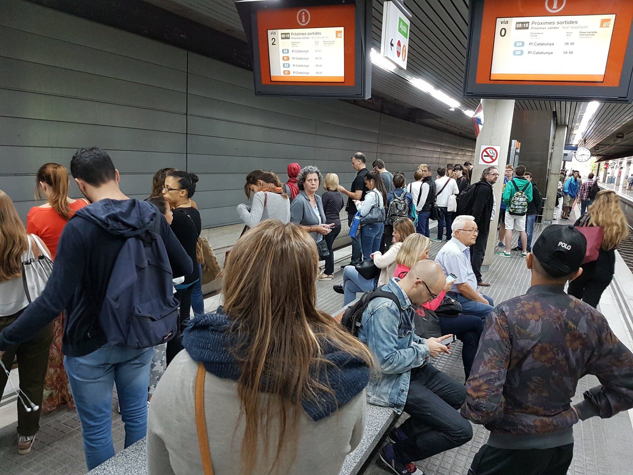 L'estació de Ferrocarrils de Rubí. FOTO: Rubén Cabús