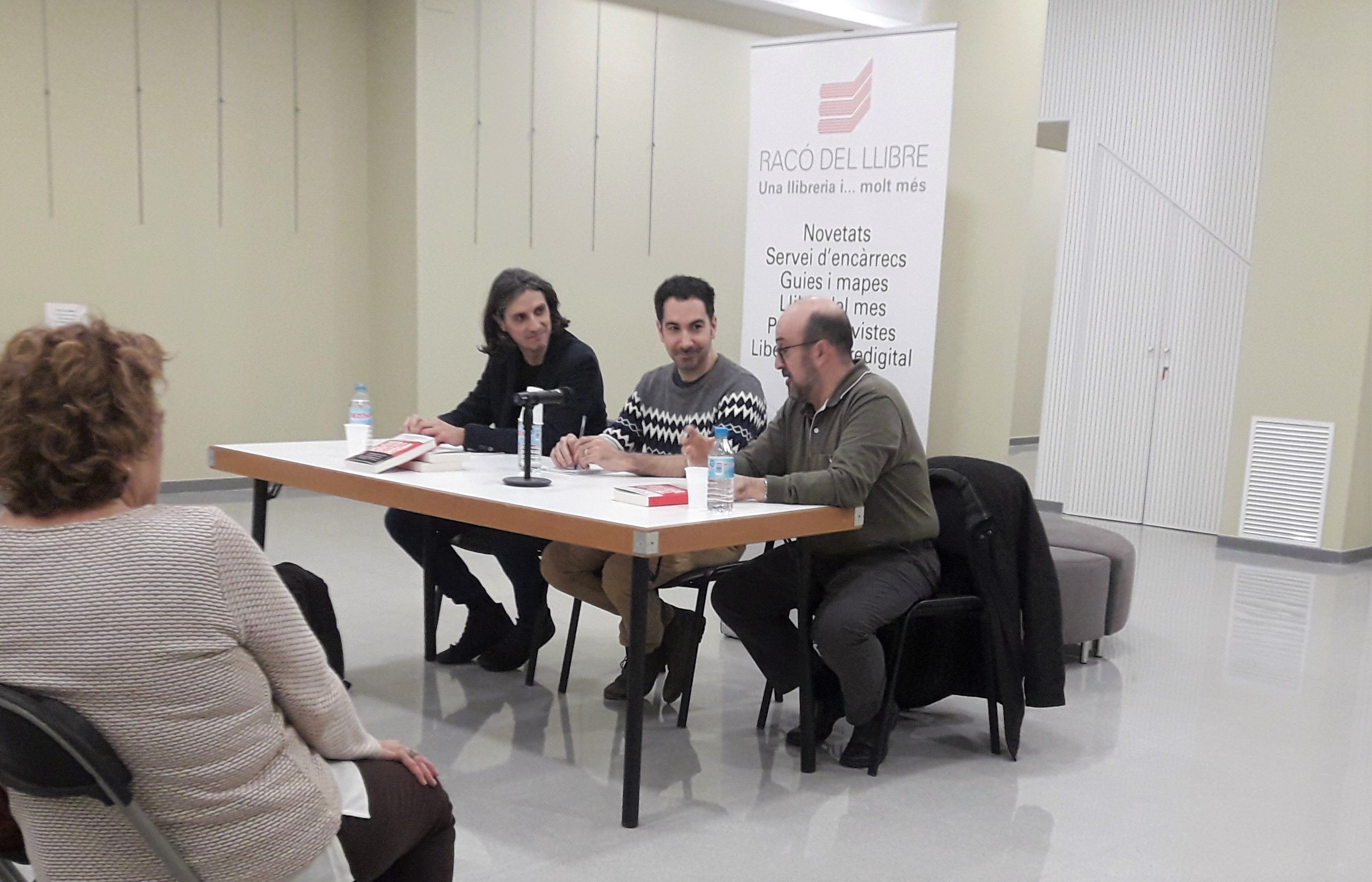 D'esquerra a dreta: Roger Mateos, Marc Martínez Amat i Vicenç Rabadán. FOTO: GV
