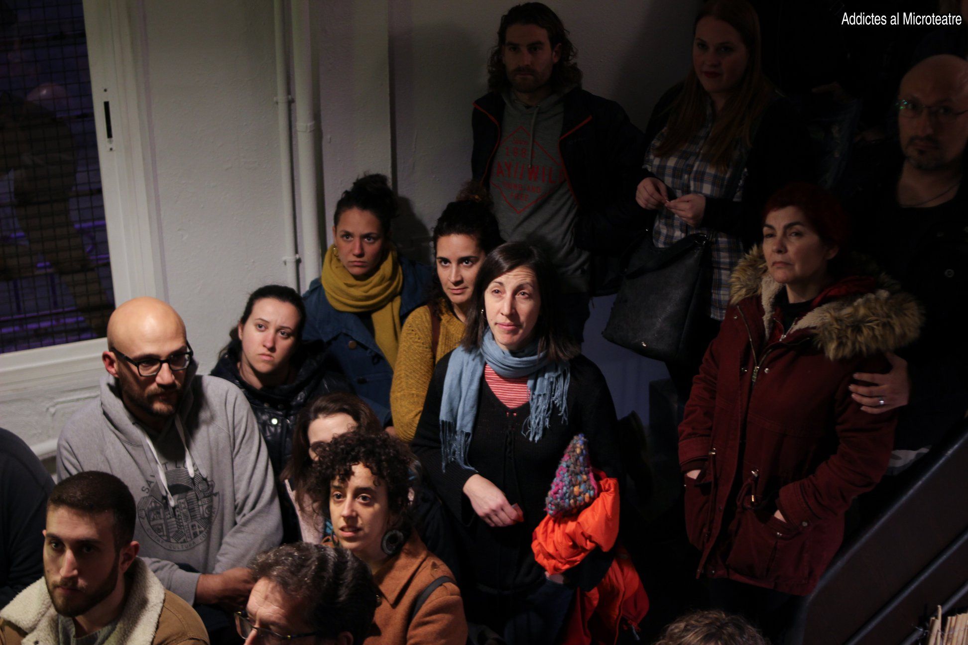 El CRAC es va omplir d'espectadors que van gaudir d'obres de teatre de 15 minuts. FOTO: Addictes al Microteatre