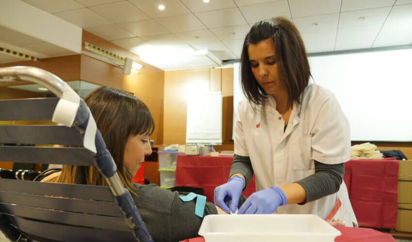 Donació de sang. FOTO: Banc de sang