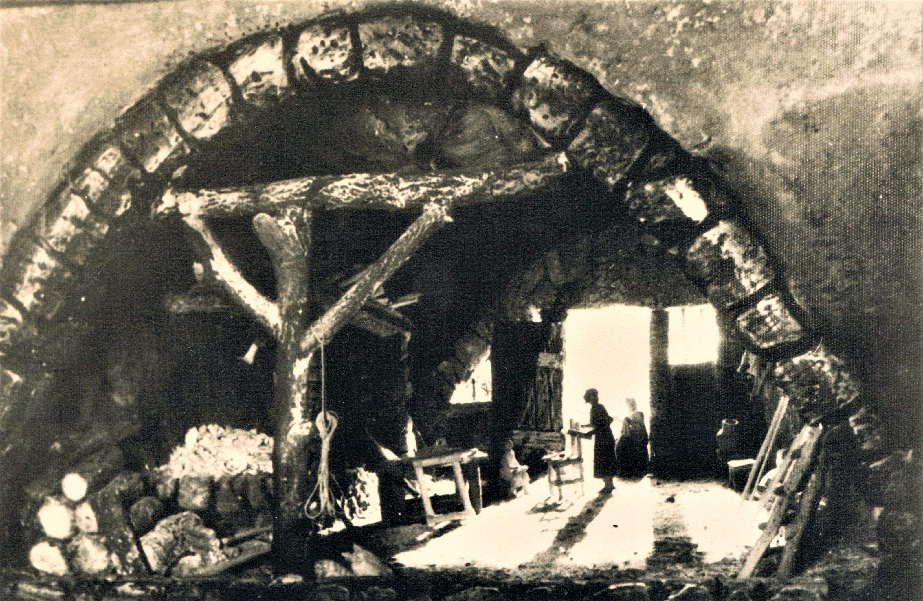 Taller Netzaret  1965 Josep I Joan Comellas. Procedent de l’arxiu de l’Associació de Pessebristes de Rubí