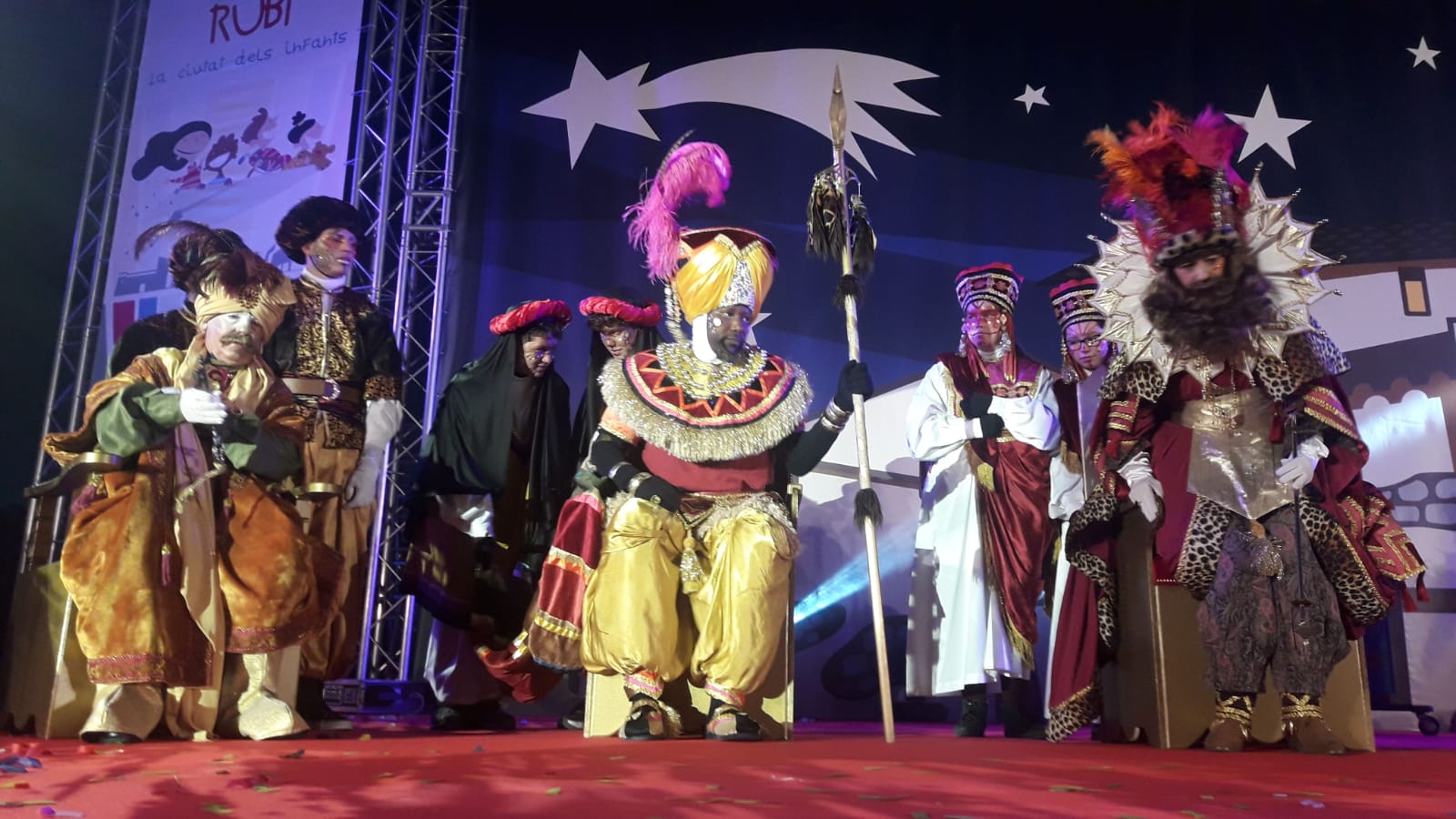 Els Reis d'Orient ja han arribat a Rubí. FOTO: Ale Gómez