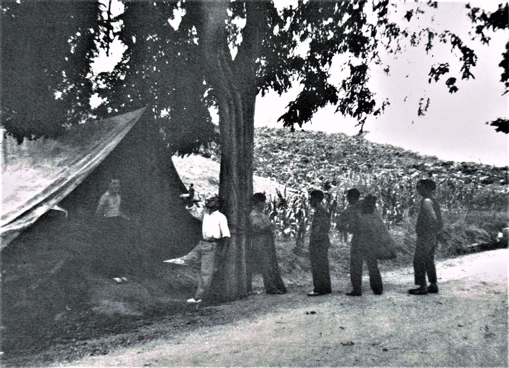 Control del Comitè de Milícies Antifeixistes a Rubí. FOTO: Arxiu Josep Maria Roset 