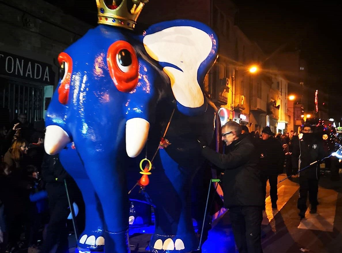 El Bòjum ha recollit 79 xumets a la Cavalcada de Reis de Rubí. FOTO: Cedida