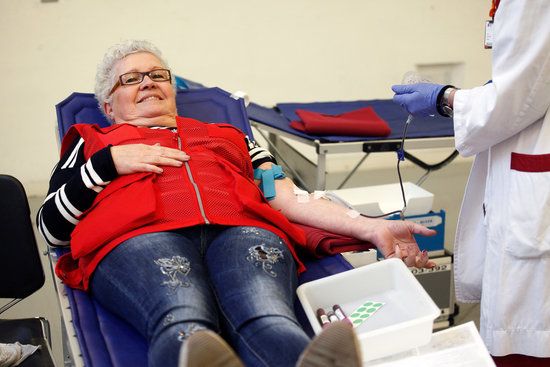 Una donant de sang. FOTO: ACN Una donant de sang. FOTO: ACN