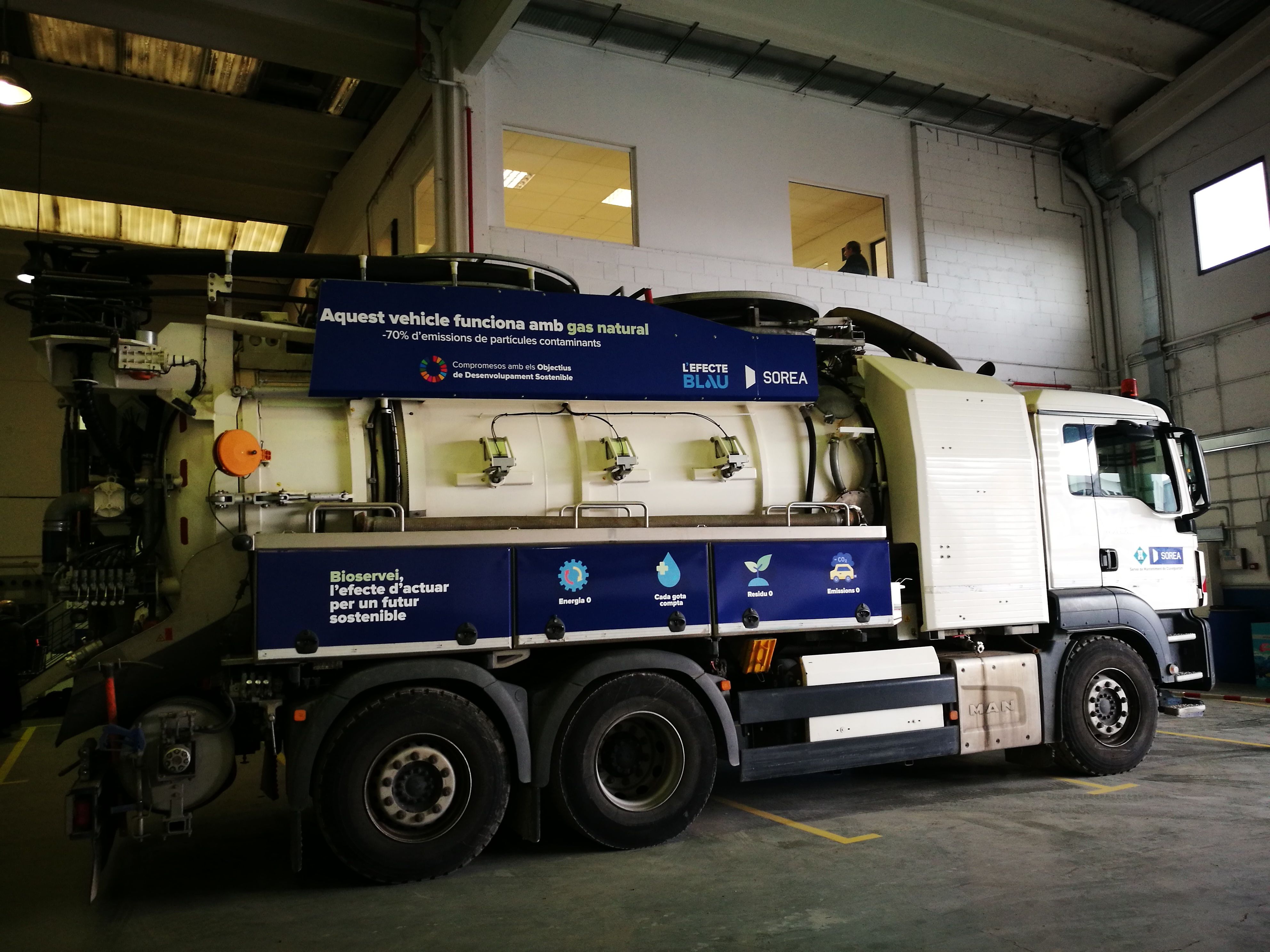 SOREA compta amb una nova flota de camions a gas. FOTO: Redacció