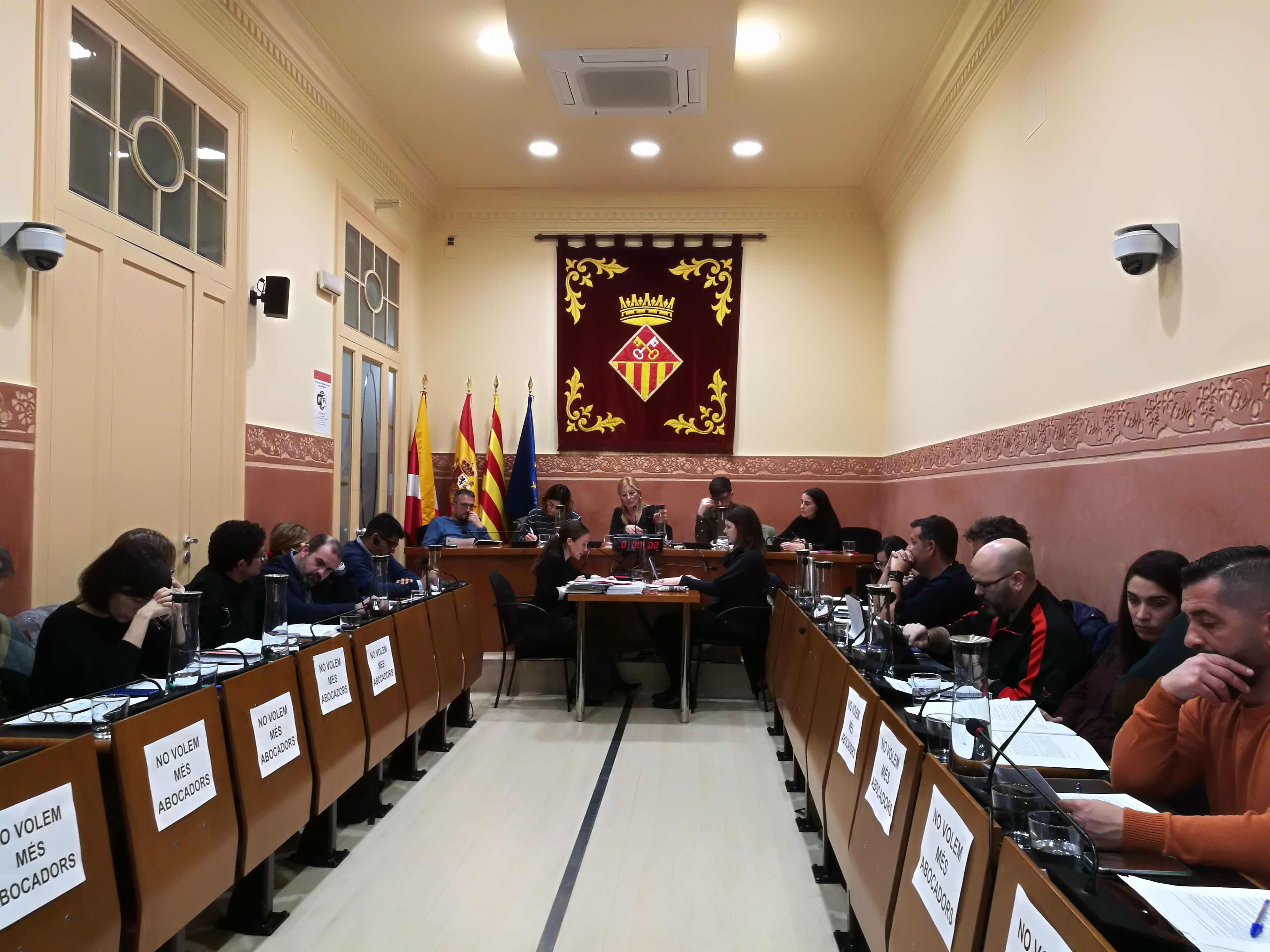 Ple municipal del mes de gener de Rubí. FOTO: Redacció