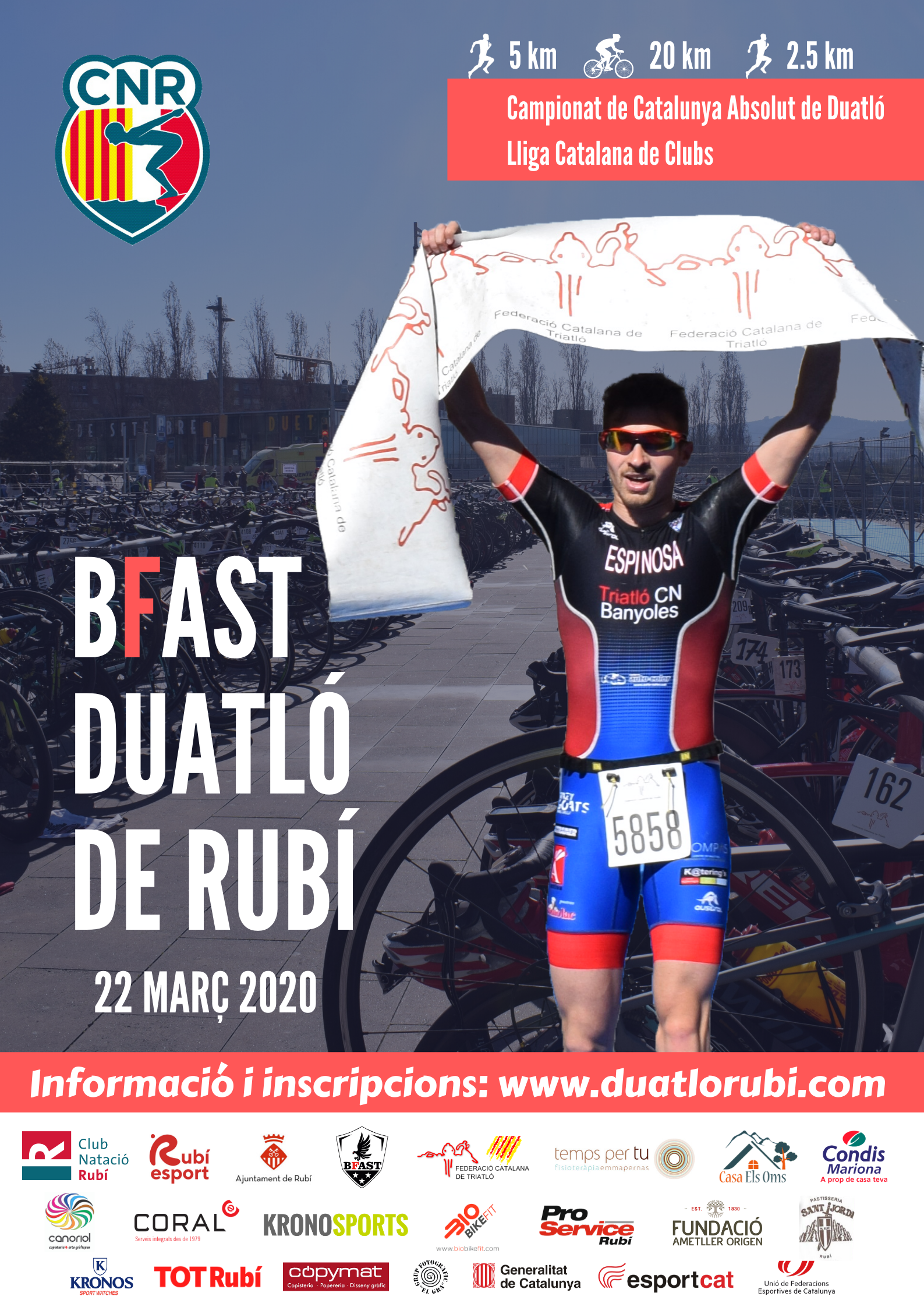 Cartell del BFAST Duatló de Rubí Cartell del BFAST Duatló de Rubí