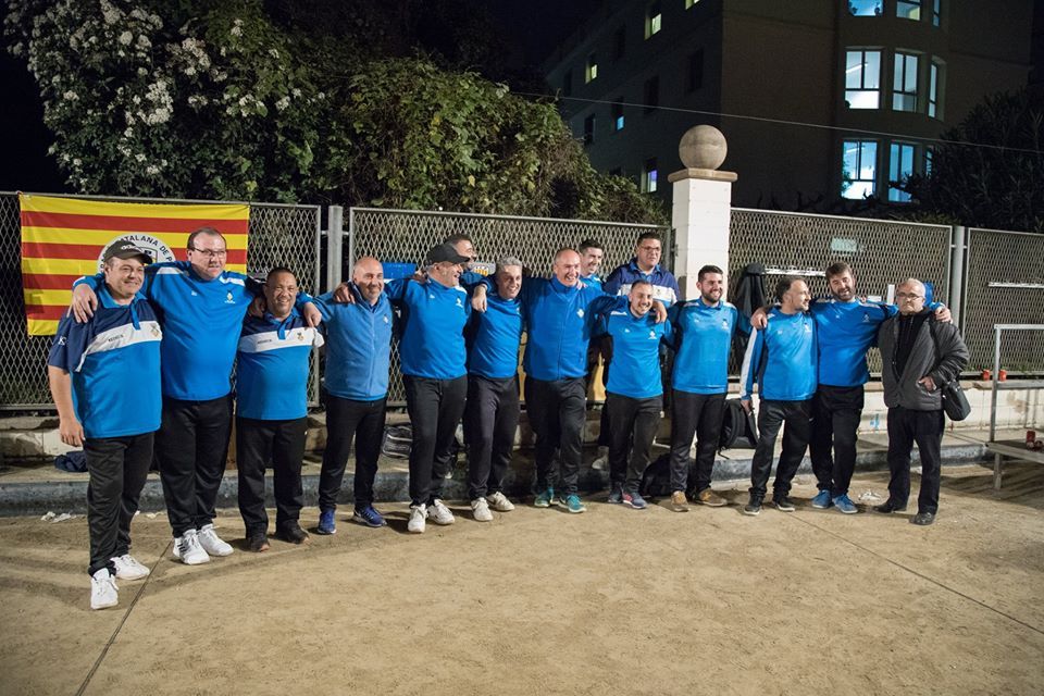 El primer equip de la UP Las Torres-Rubí s'ha proclamat campió de la lliga catalana. FOTO: Cedida