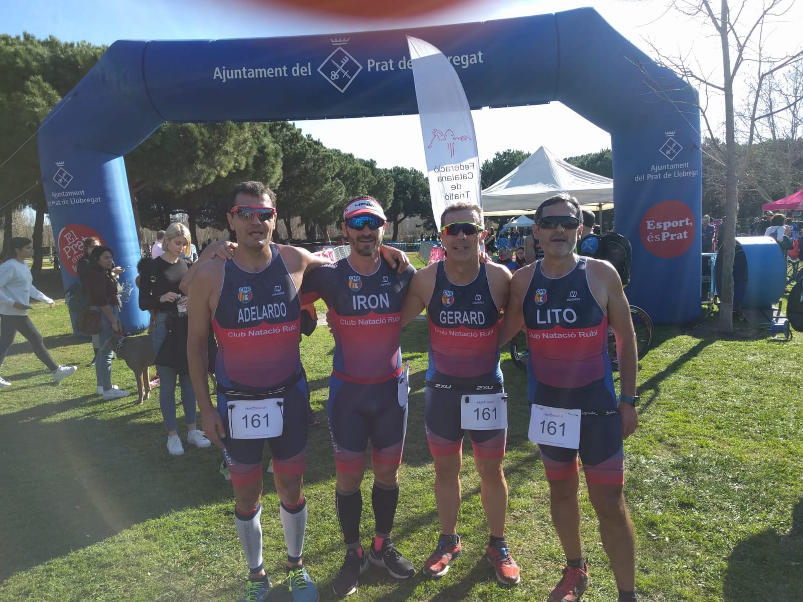 Equip A masculí de duatló. FOTO: Cedida Equip A masculí de duatló. FOTO: Cedida