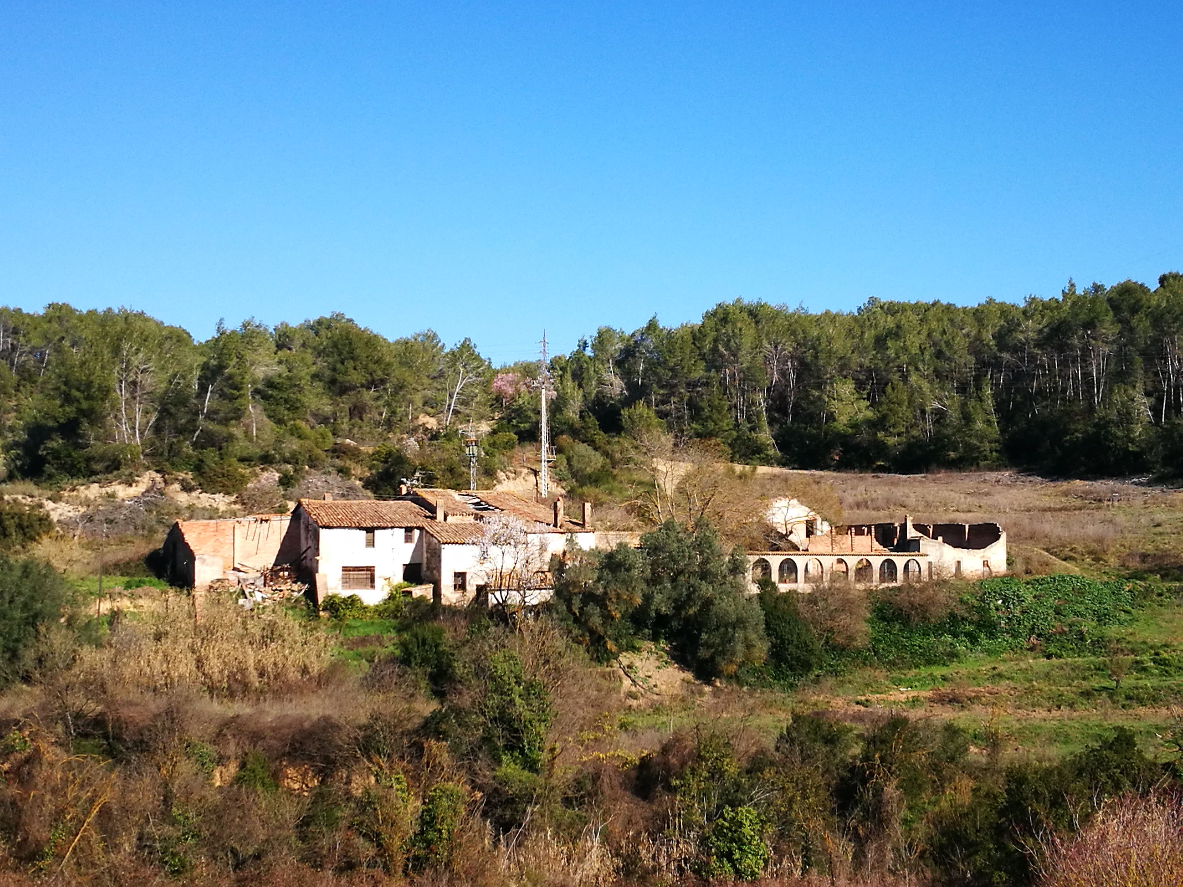 Vista de la masia de Can Roig actualment. FOTO: Redacció