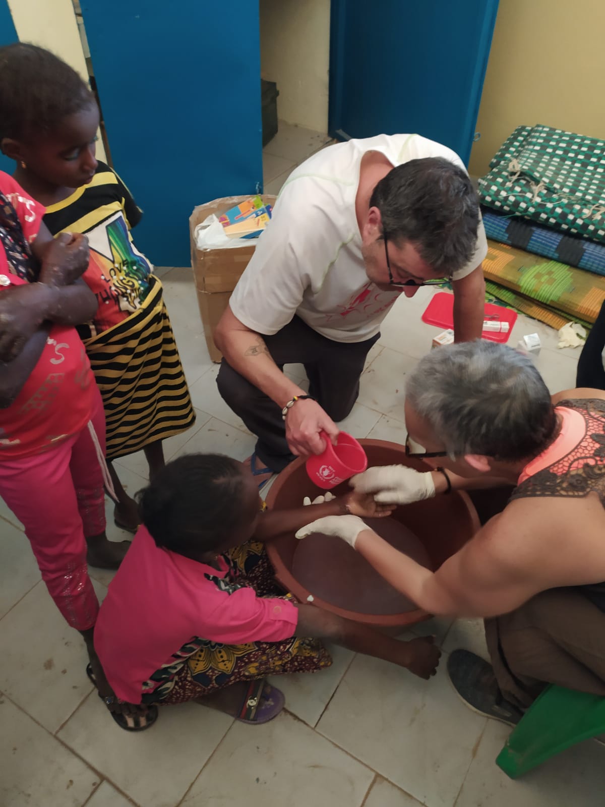 Les malalties de la pell per la manca d'higiene són una de les afectacions més comunes entre els infants de Senegal. FOTO: Cedida