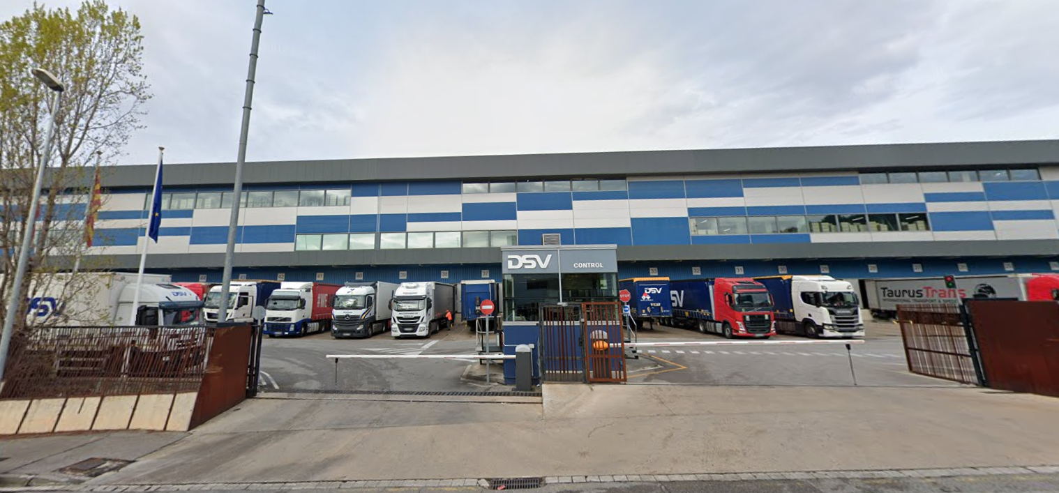 Façana de la companyia DSV a Rubí. FOTO: Google Maps