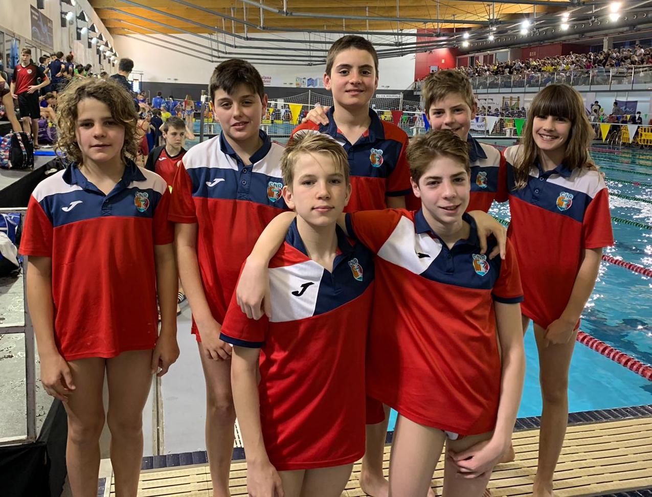 Campionat de Catalunya aleví de natació. FOTO: Cedida Campionat de Catalunya aleví de natació. FOTO: Cedida