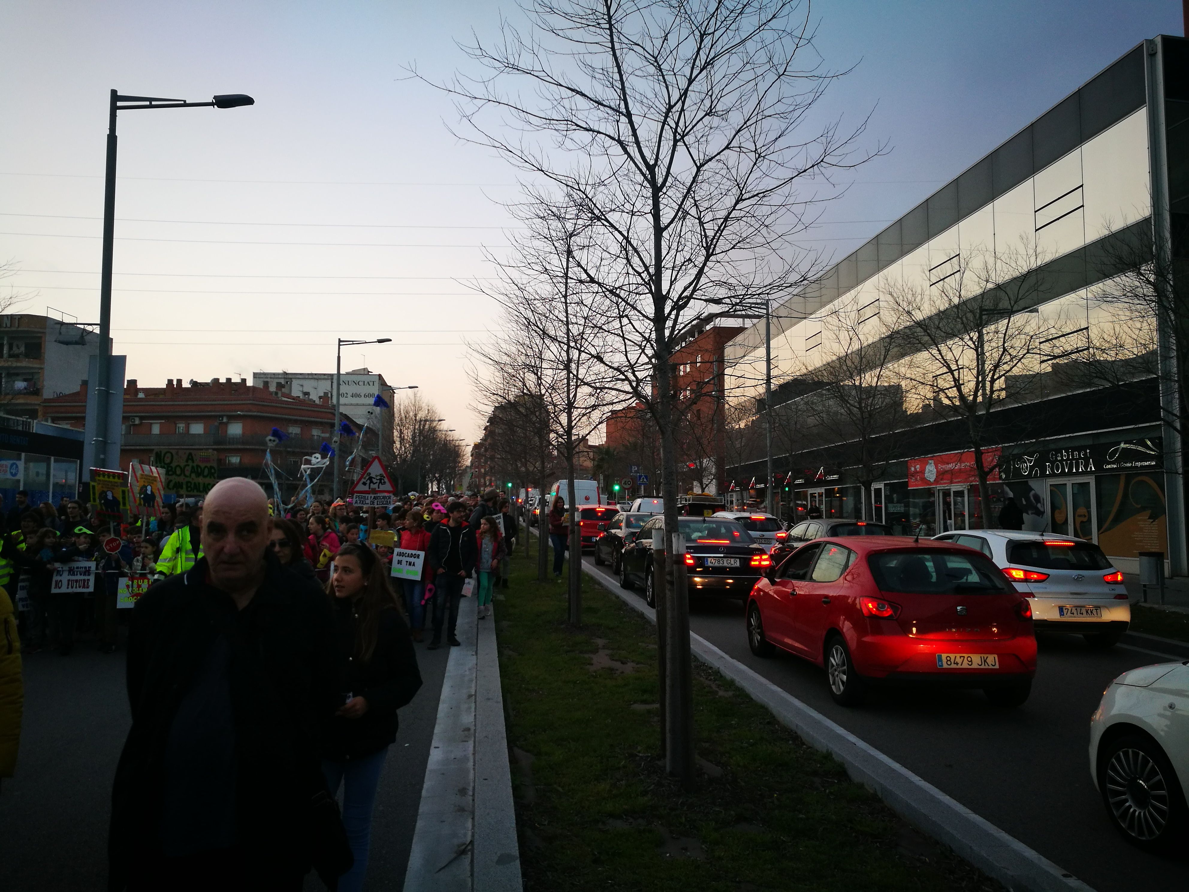 Manifestació contra l'abocador de Can Balasc