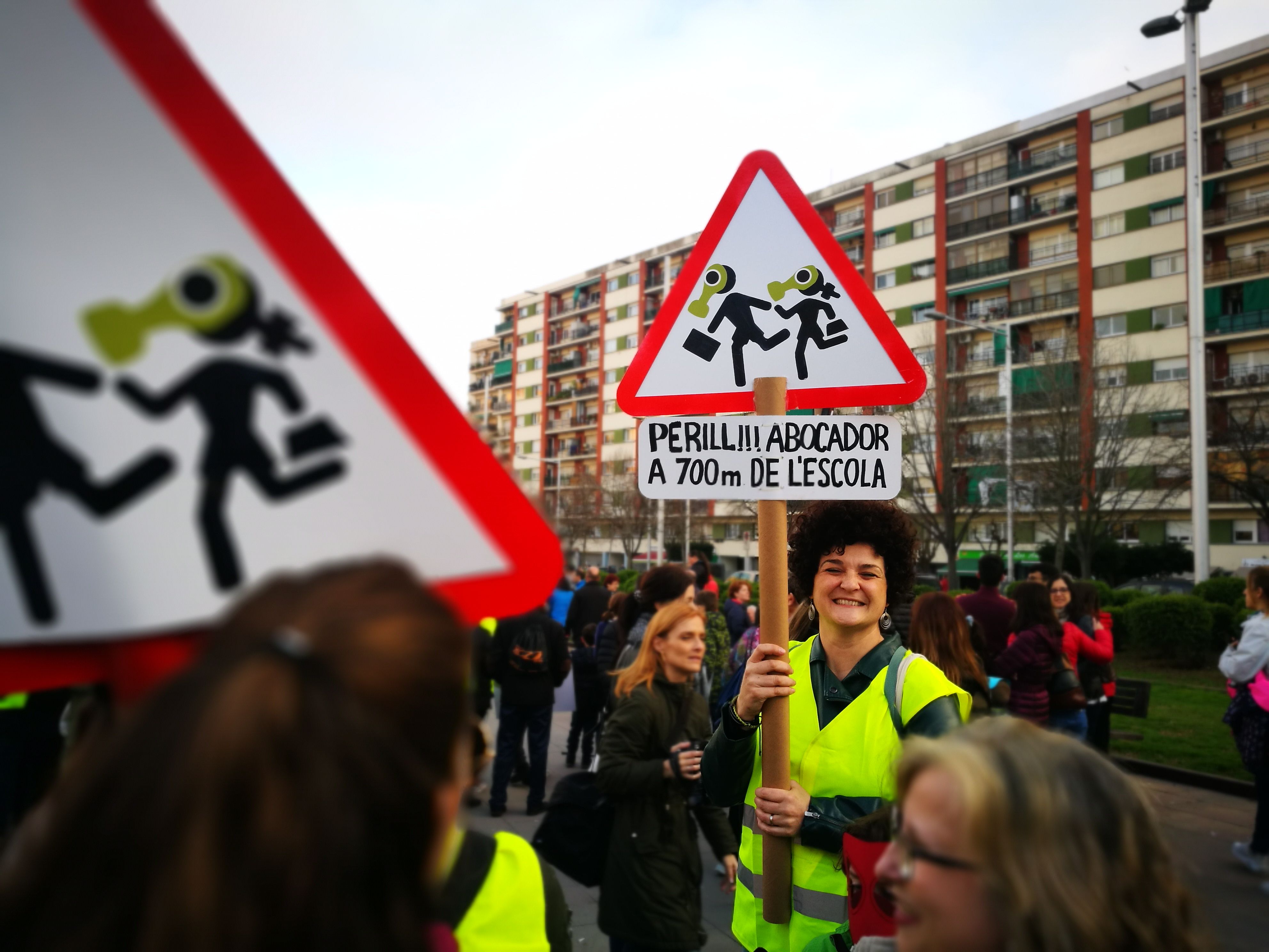 Manifestació contra l'abocador de Can Balasc