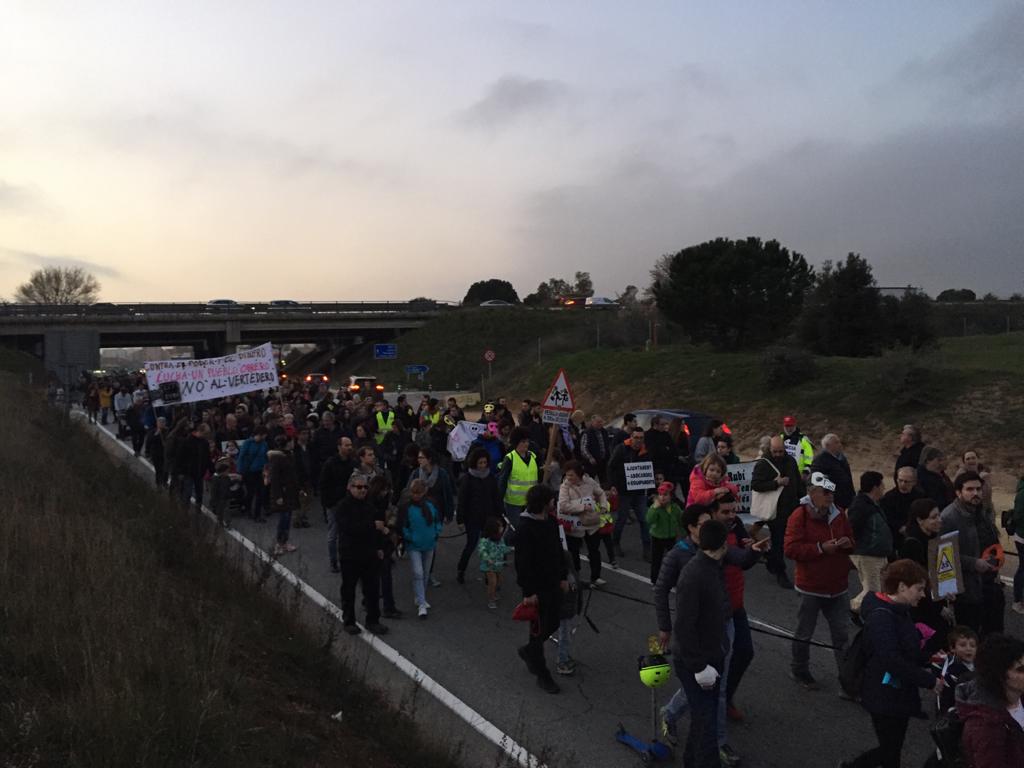 Manifestació contra l'abocador de Can Balasc