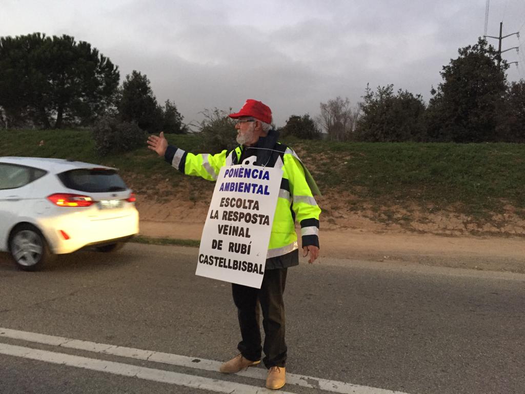 Manifestació contra l'abocador de Can Balasc