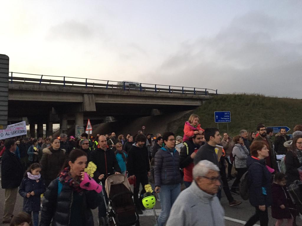 Manifestació contra l'abocador de Can Balasc