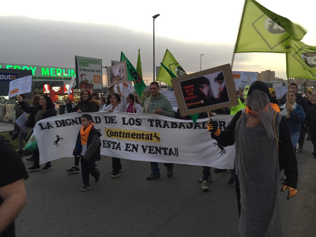 Manifestació contra l'abocador de Can Balasc