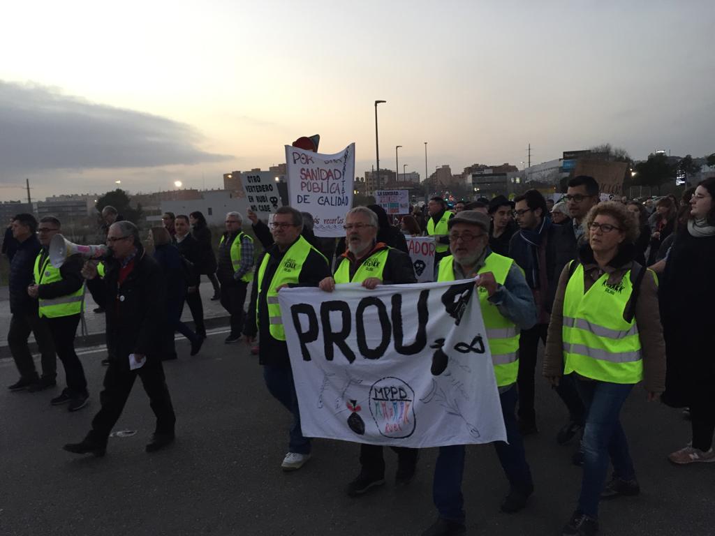 Manifestació contra l'abocador de Can Balasc