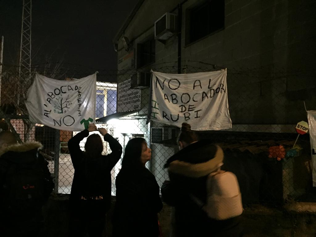 Manifestació contra l'abocador de Can Balasc