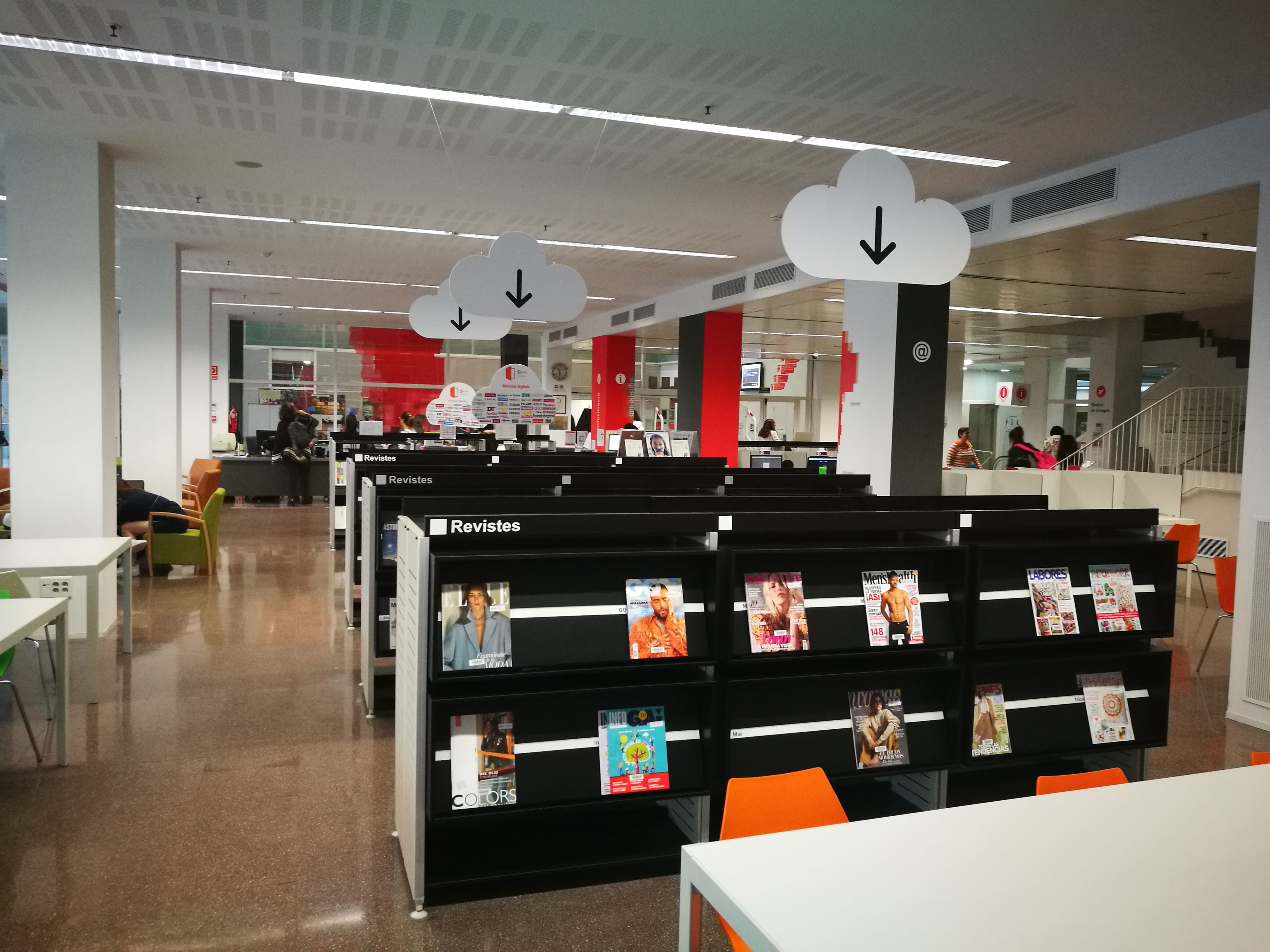 Interior de la Biblioteca Mestre Martí Tauler de Rubí. FOTO: Redacció Interior de la Biblioteca Mestre Martí Tauler de Rubí. FOTO: Redacció