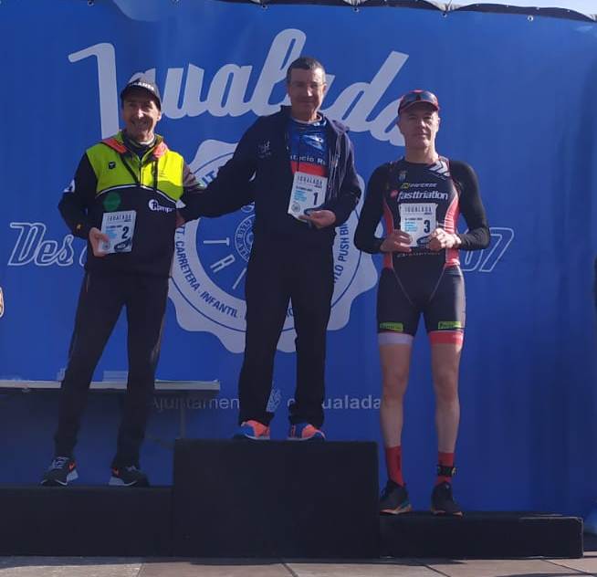 Ricard Valenzuela va ser el representant del CN Rubí al Duatló Ciutat d'Igualada. FOTO: Cedida