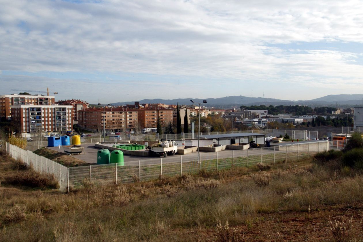 Vista de la deixalleria municipal de Cova Solera. FOTO: Ajuntament de Rubí