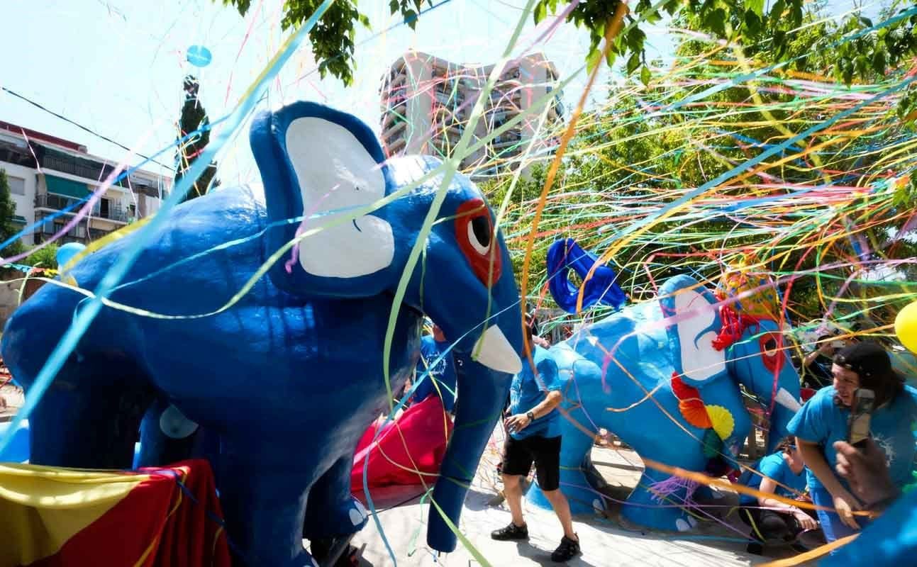 En primer pla el Bòjum i, en segon, el Bòdum. FOTO: Jordi Garcia-Localpress