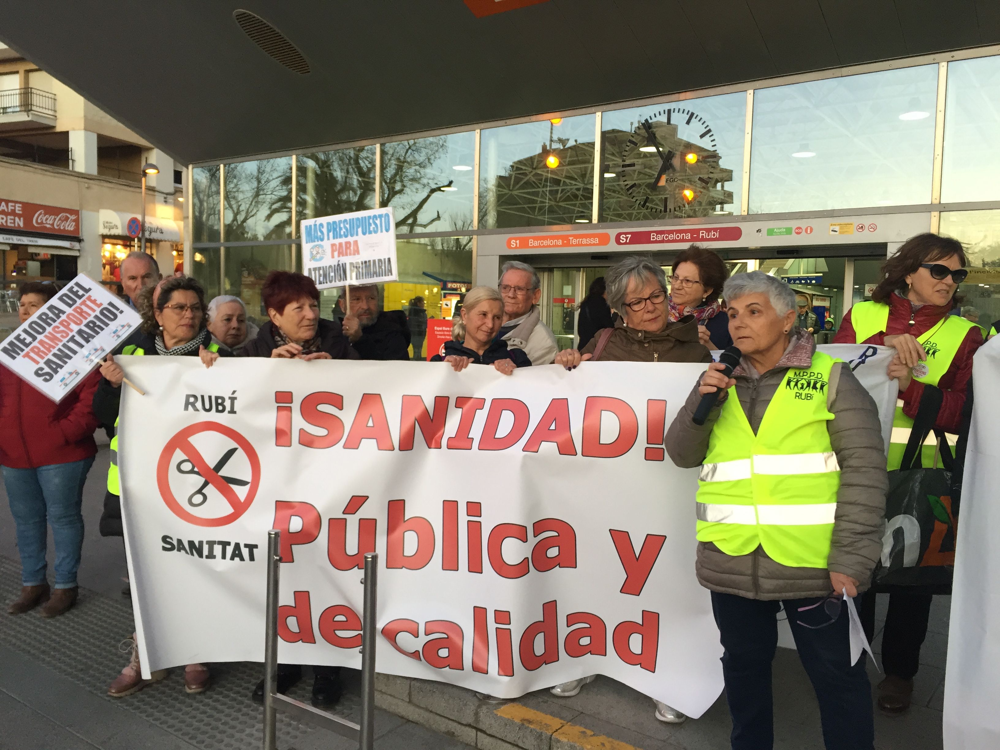 Rubí Sanitat ha demanat un autobús gratuït fins a l'Hospital de Terrassa. FOTO: Redacció