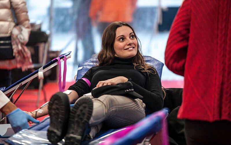 Una donant de sang. FOTO: Banc de Sang i Teixits Una donant de sang. FOTO: Banc de Sang i Teixits