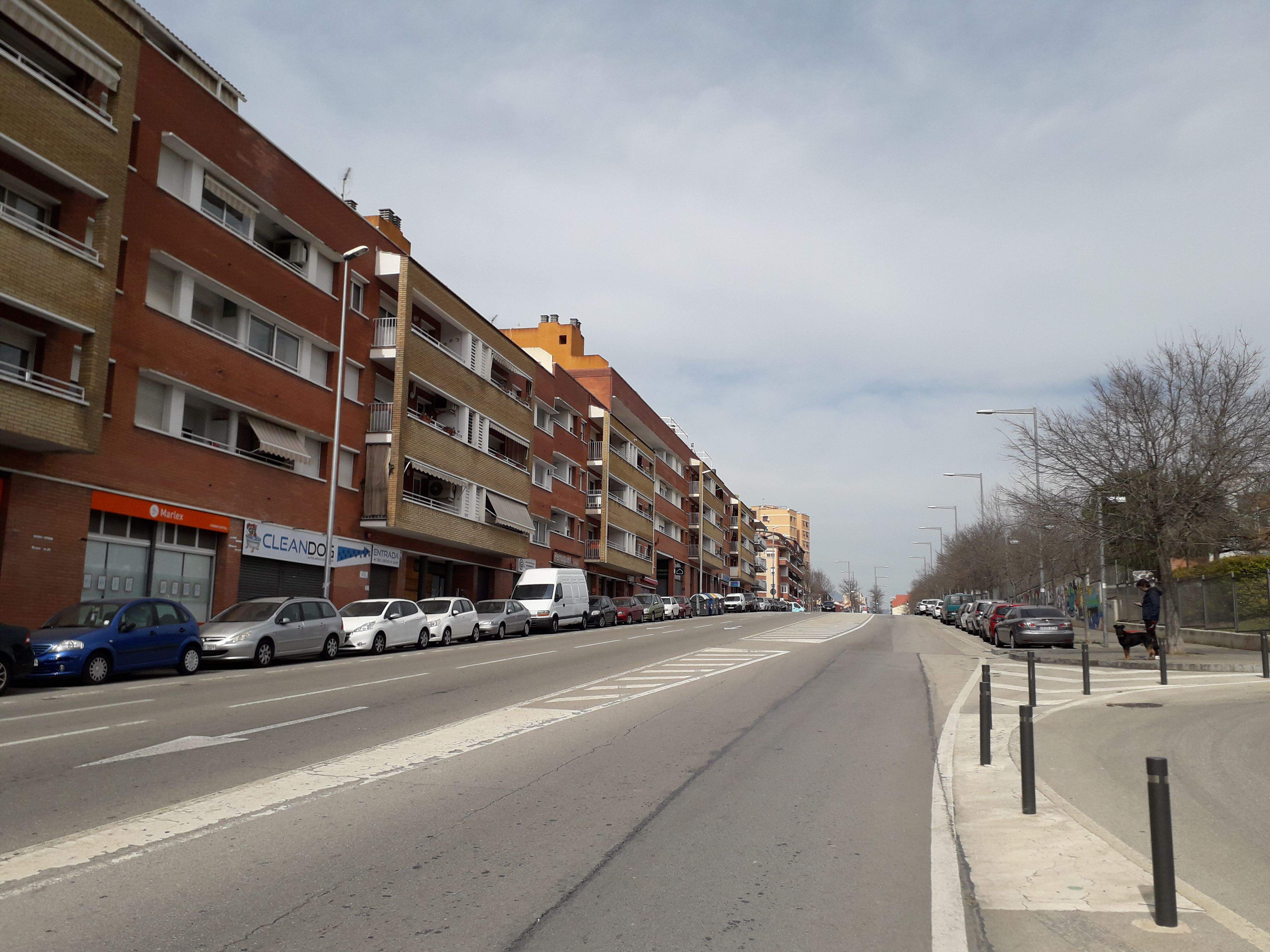 L'avinguda de l'Estatut buida. FOTO: Redacció
