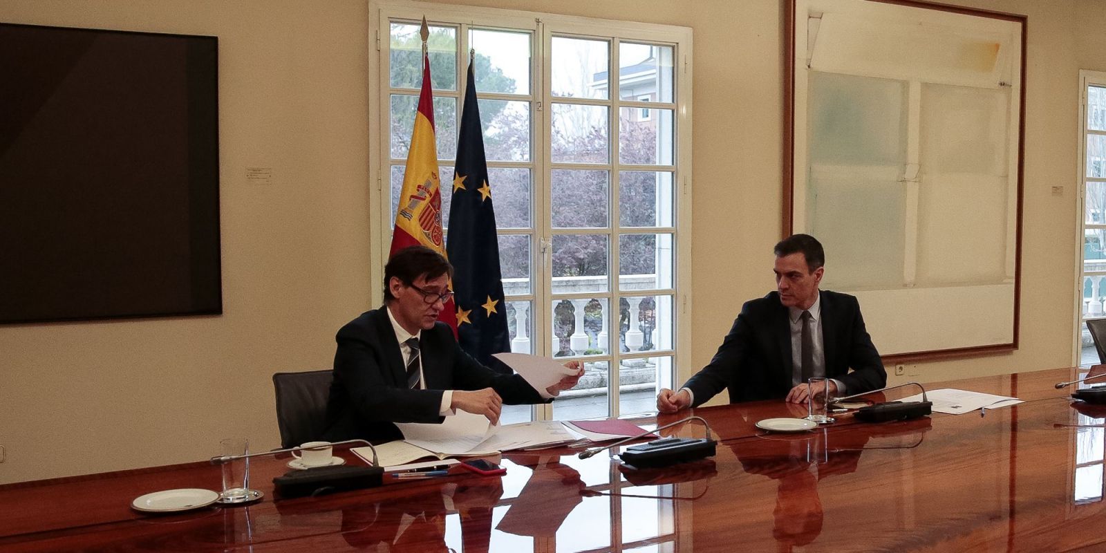 El ministre de Sanitat, Salvador Illa, i el president del govern espanyol, Pedro Sánchez FOTO: Pool Moncloa/J.M. Cuadrado El ministre de Sanitat, Salvador Illa, i el president del govern espanyol, Pedro Sánchez FOTO: Pool Moncloa/J.M. Cuadrado