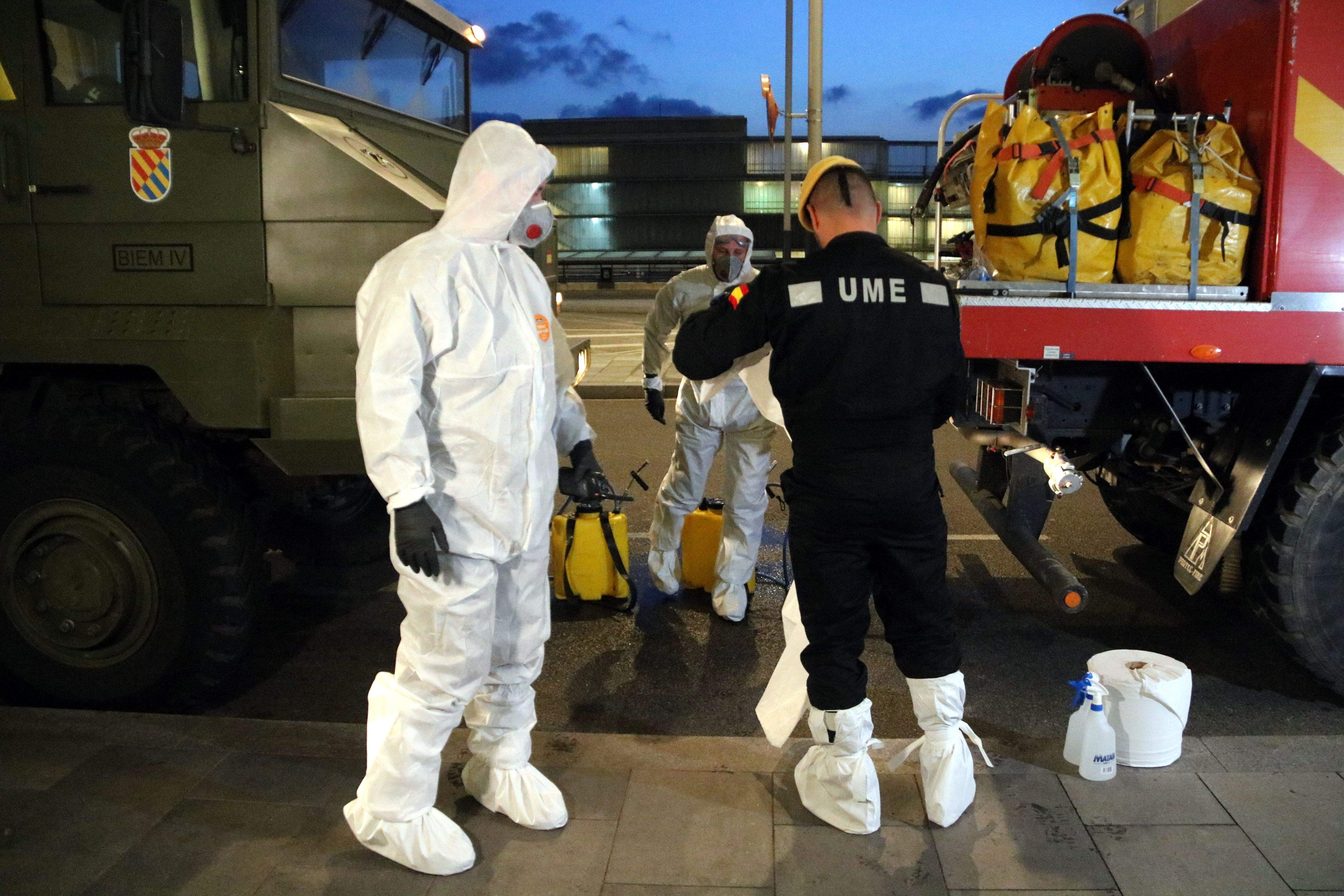 Efectius militars de la UME. FOTO: ACN