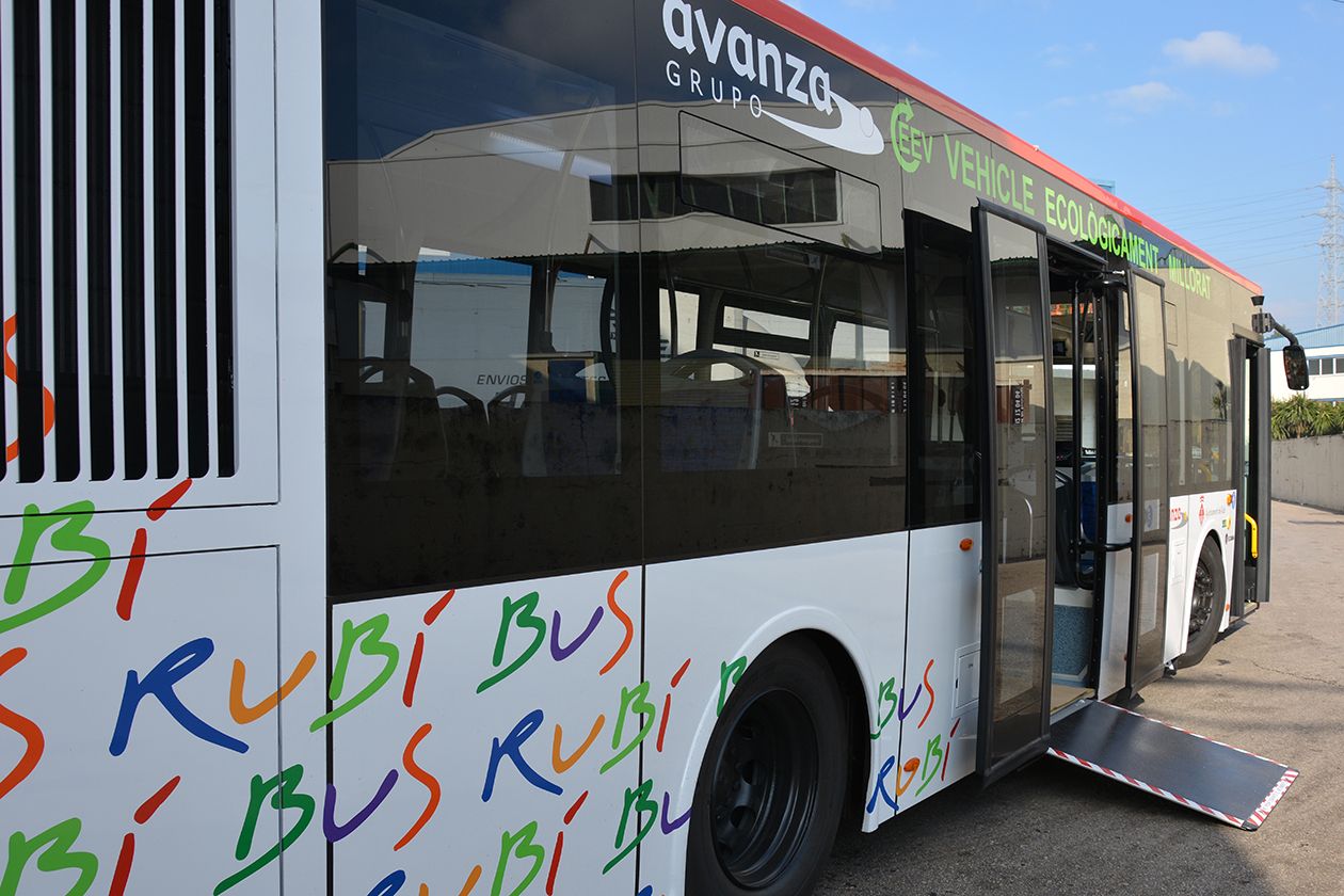 Un bus de Rubí. FOTO: Ajuntament de Rubí