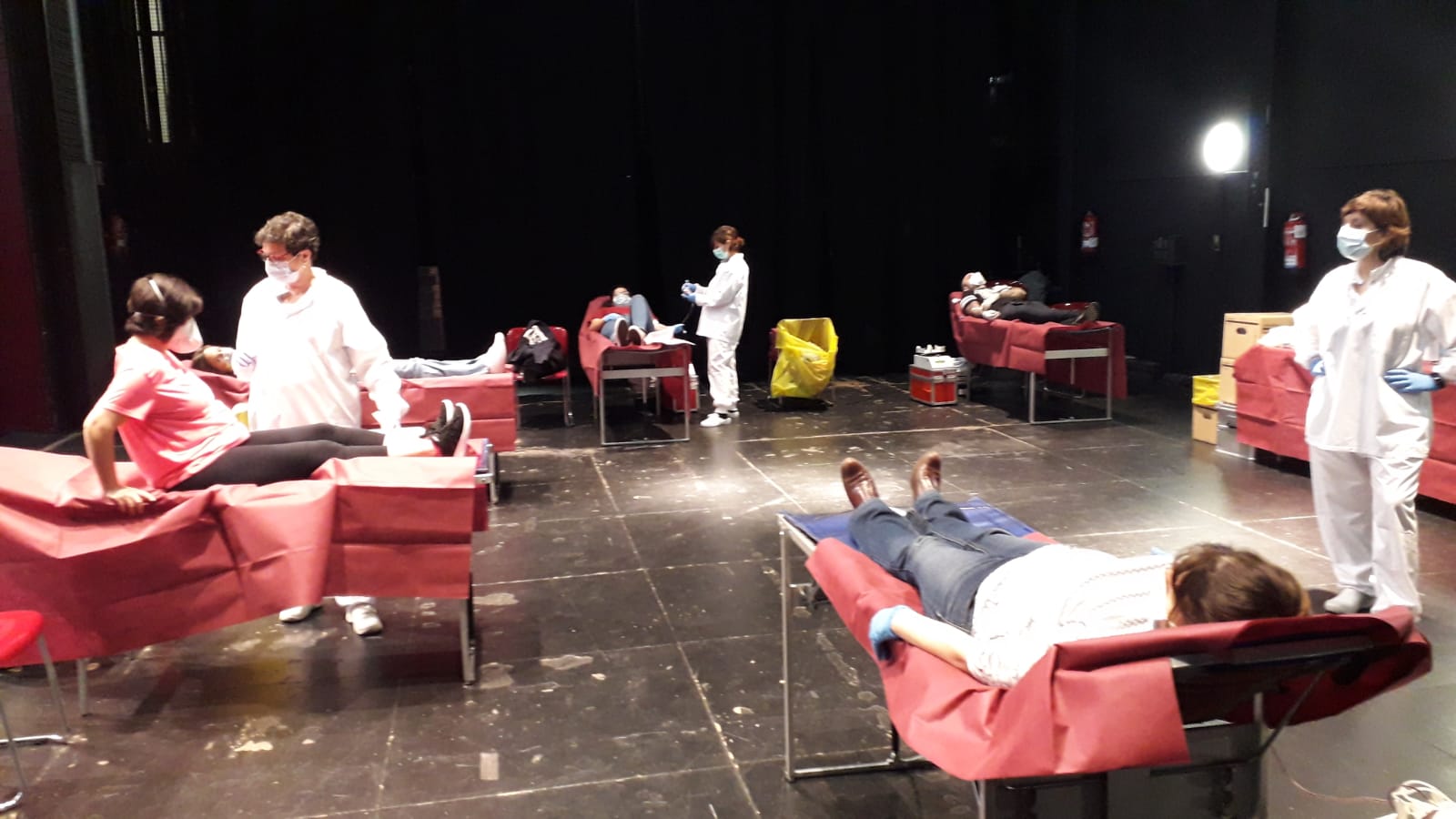 Campanya especial de donació de sang al Teatre La Sala de Rubí. FOTO: Cedida Campanya especial de donació de sang al Teatre La Sala de Rubí. FOTO: Cedida