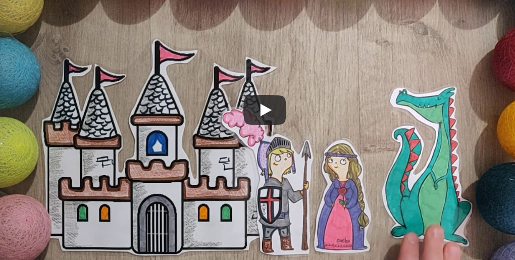 Conte de la rubinenca Sofia Morillas per als més petits explicant la llegenda de Sant Jordi