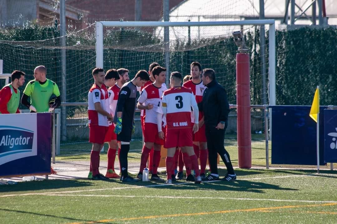 La Federació Catalana de Futbol dóna per acabades totes les competicions de futbol i futbol sala. FOTO: UE Rubí