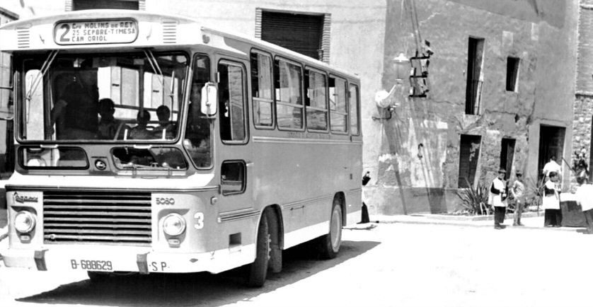 Primers autobusos de Rubí. FOTO: Autor desconegut  Primers autobusos de Rubí. FOTO: Autor desconegut