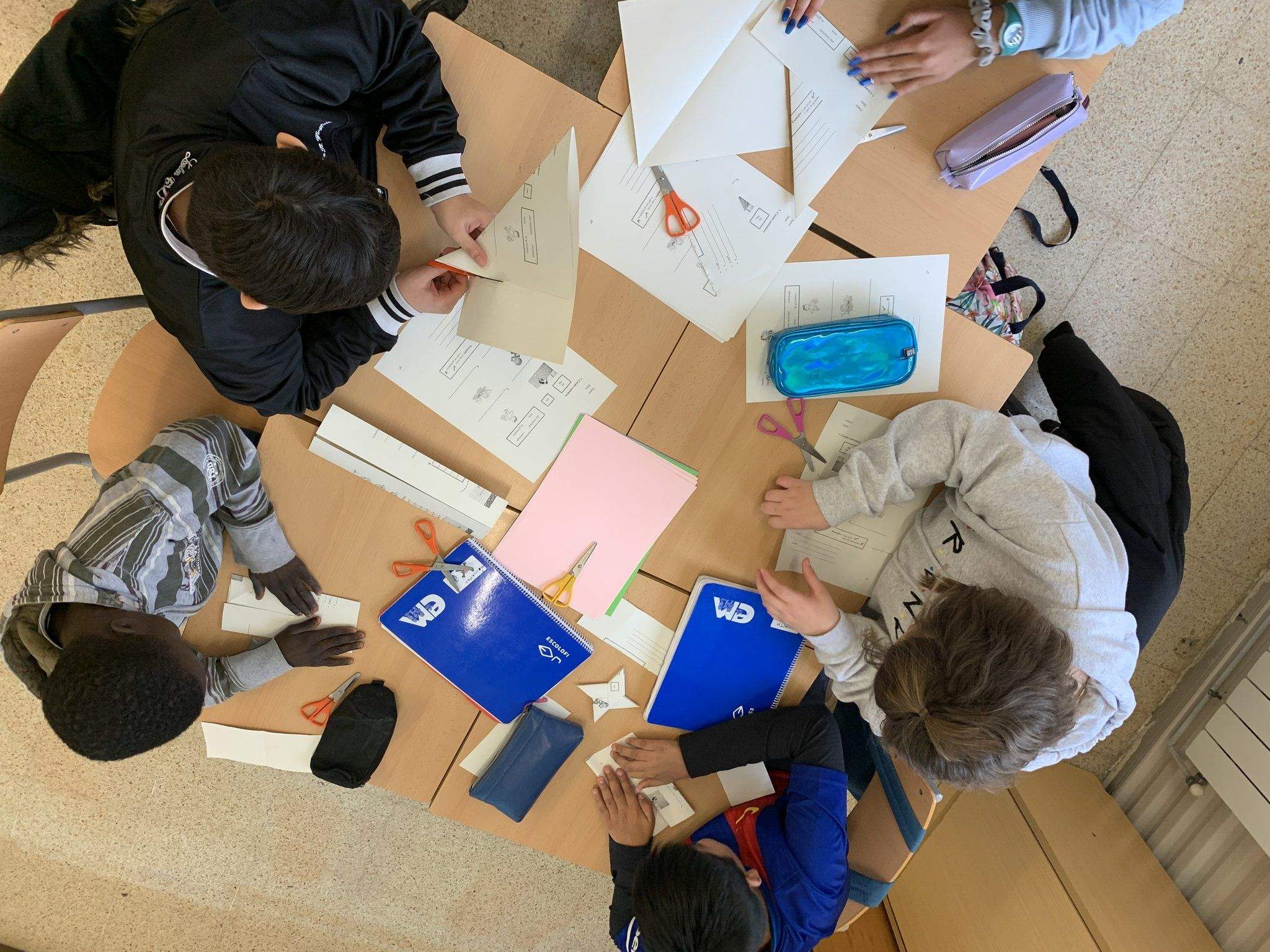 L'inici del curs escolar d'enguany estarà marcat per la Covid-19. FOTO: Twitter de l'escola Montessori