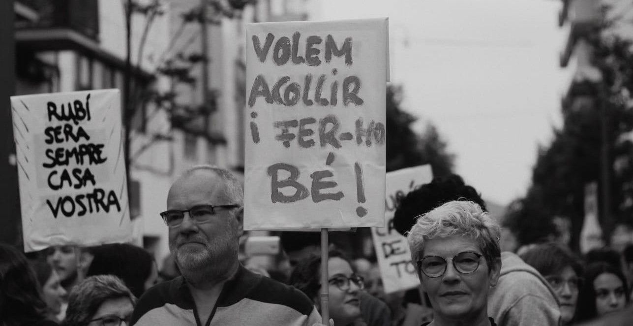 Imatge de la manifestació. FOTO: Anna Tisora