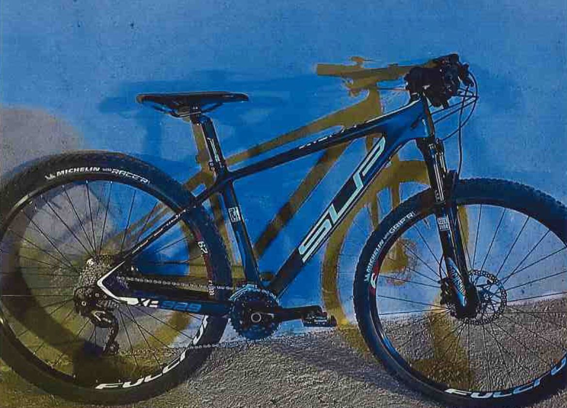 La bicicleta robada en un traster de Sant Cugat. FOTO: Mossos d'Esquadra