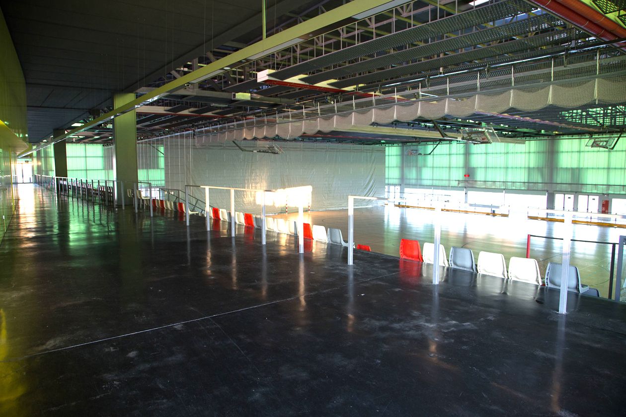 Comencen les obres d'adequació del bar del poliesportiu de La Llana. FOTO: Ajuntament de Rubí