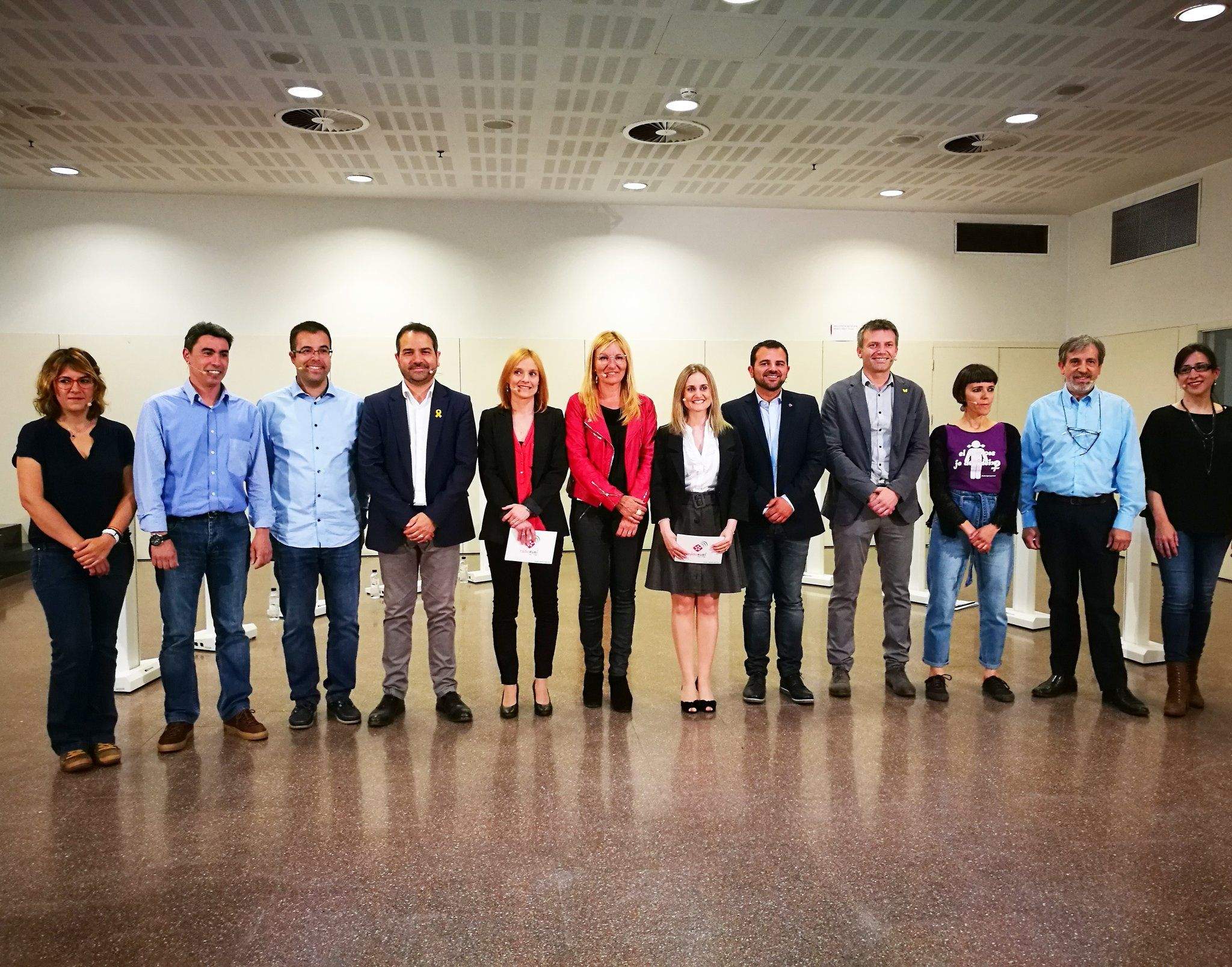 Els 10 candidats al debat de Ràdio Rubí abans de les eleccions municipals del passat 26 de maig