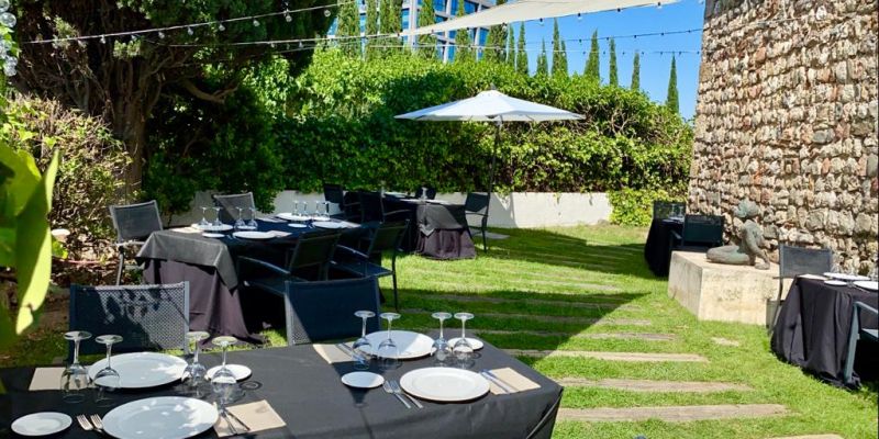 Part del jardí del restaurant Can Ametller FOTO: Cedida Part del jardí del restaurant Can Ametller FOTO: Cedida