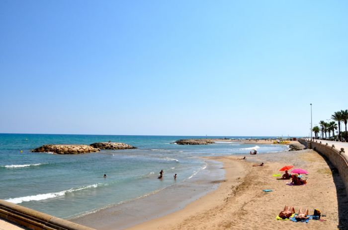 Platja de Terramar, a Sitges. FOTO: Cedida Platja de Terramar, a Sitges. FOTO: Cedida